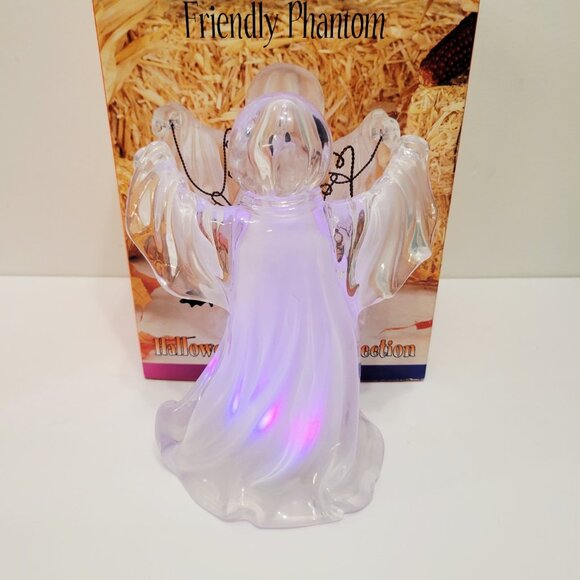 2004 Halloween Harvest Collection Friendly Phantom Color Changing Light Up Ghost - Picture 3 of 5